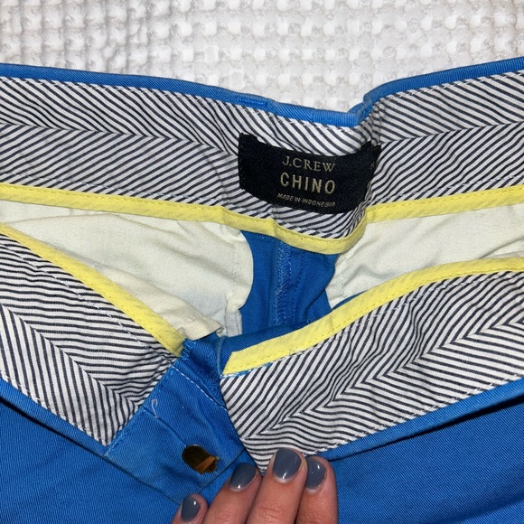 Indigo Blue J. Crew Chino Shorts (Different color from stock photo) - Picture 3 of 4